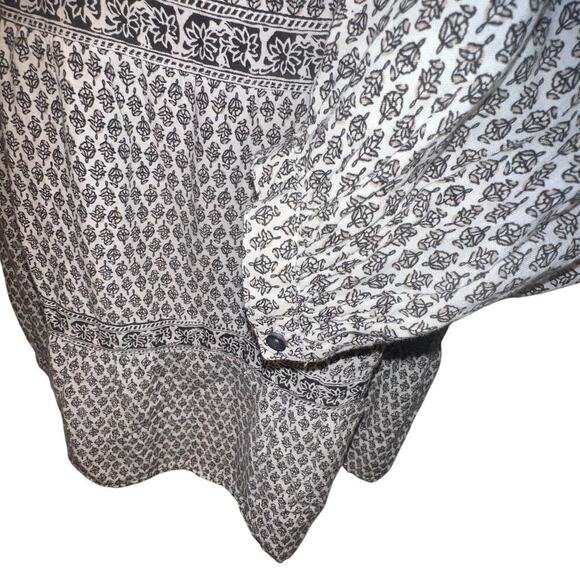 Old Navy women’s large Square Neckline Bohemian Lagenlook flare sleeve tunic - Picture 6 of 9